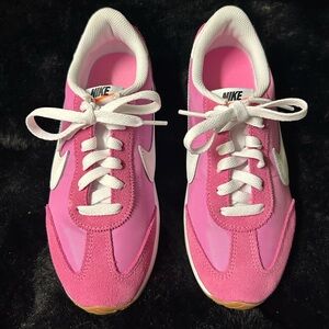 Nike Kids Pink and White Sneakers